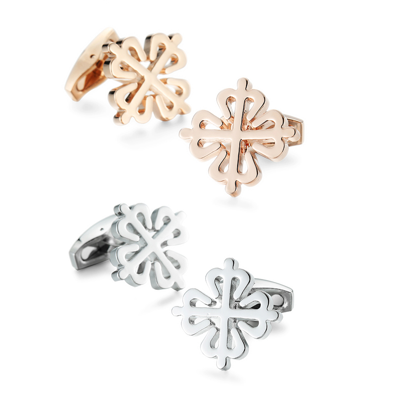Dress Shirt French Cuff - Classic men's French shirt cufflinks copper