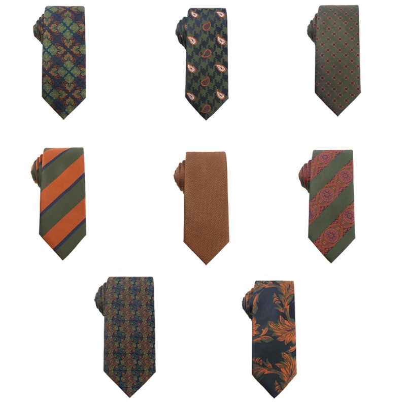Men'S Formal Wear Ties - Nam Nữ Vintage Hoa Sọc Cổ