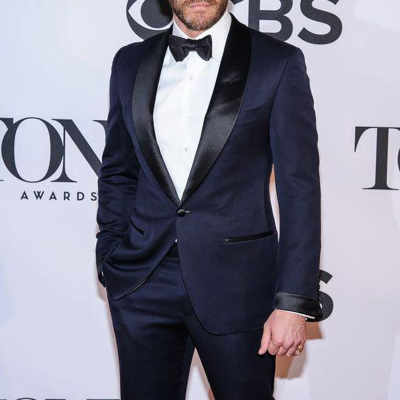 Men Formal Wear Blue - Navy Blue Wedding Groomsmen Tuxedos Groom