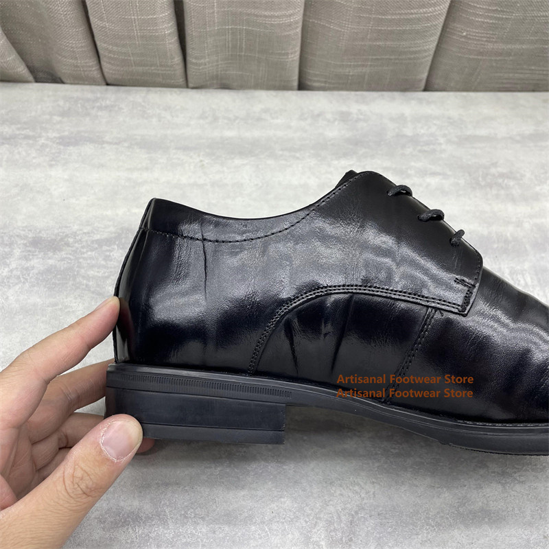 Men's Black Leather Oxford Sho - đánh giá và giá Men'S Formal Office Wear Shoes