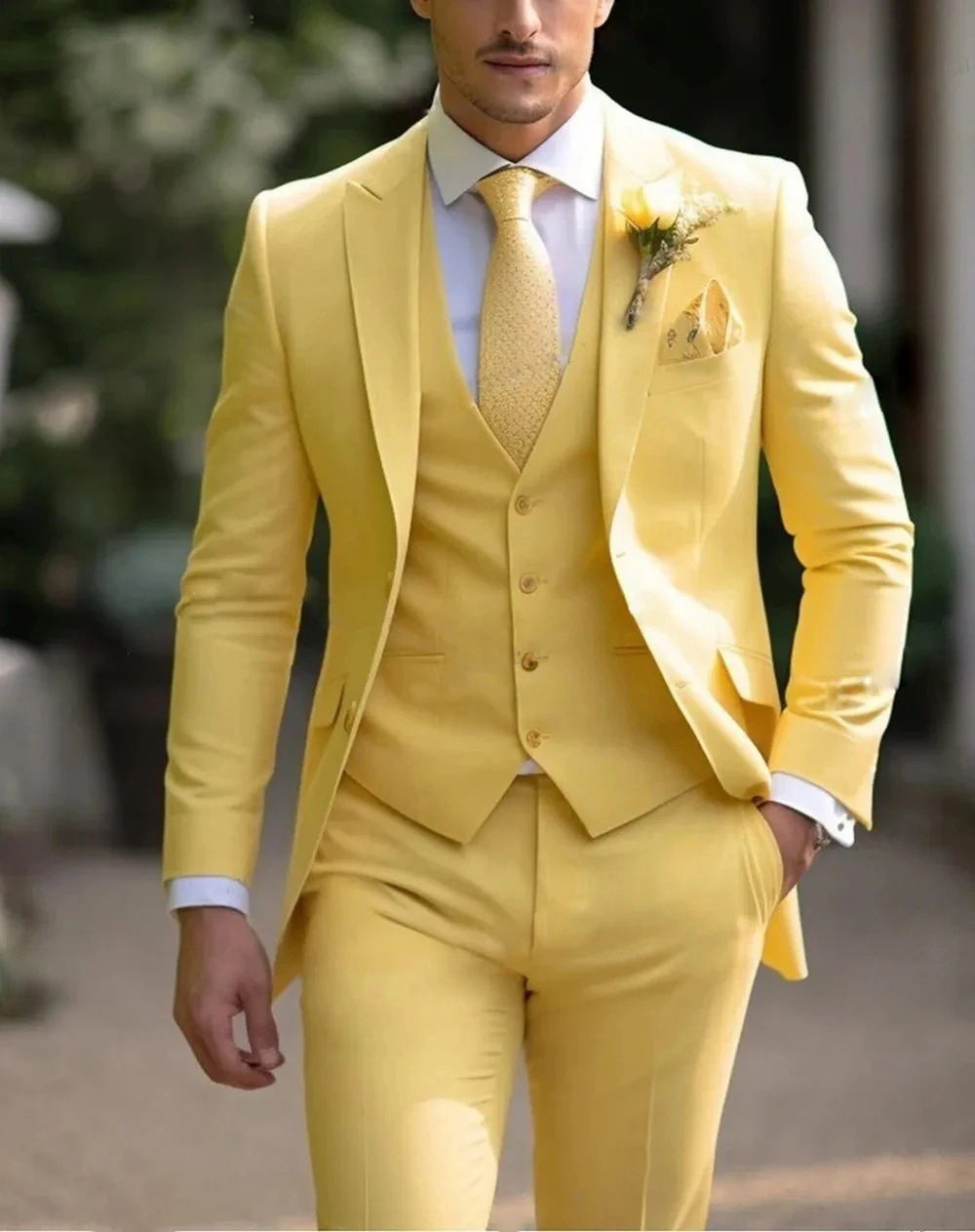 3 Pieces Pink Formal Men Suits - đánh giá và giá Men'S Formal Wear For Reception