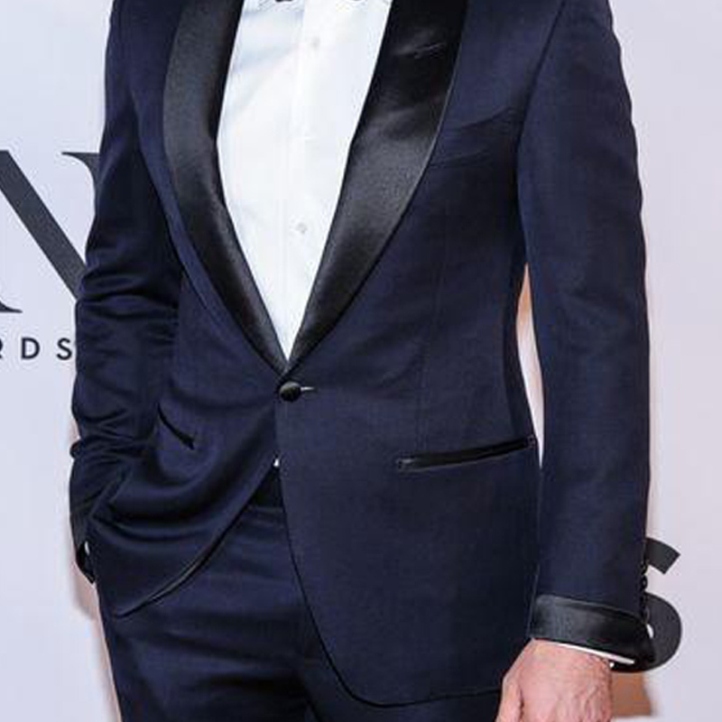 Navy Blue Wedding Groomsmen Tu - đánh giá và giá Men Formal Wear Blue