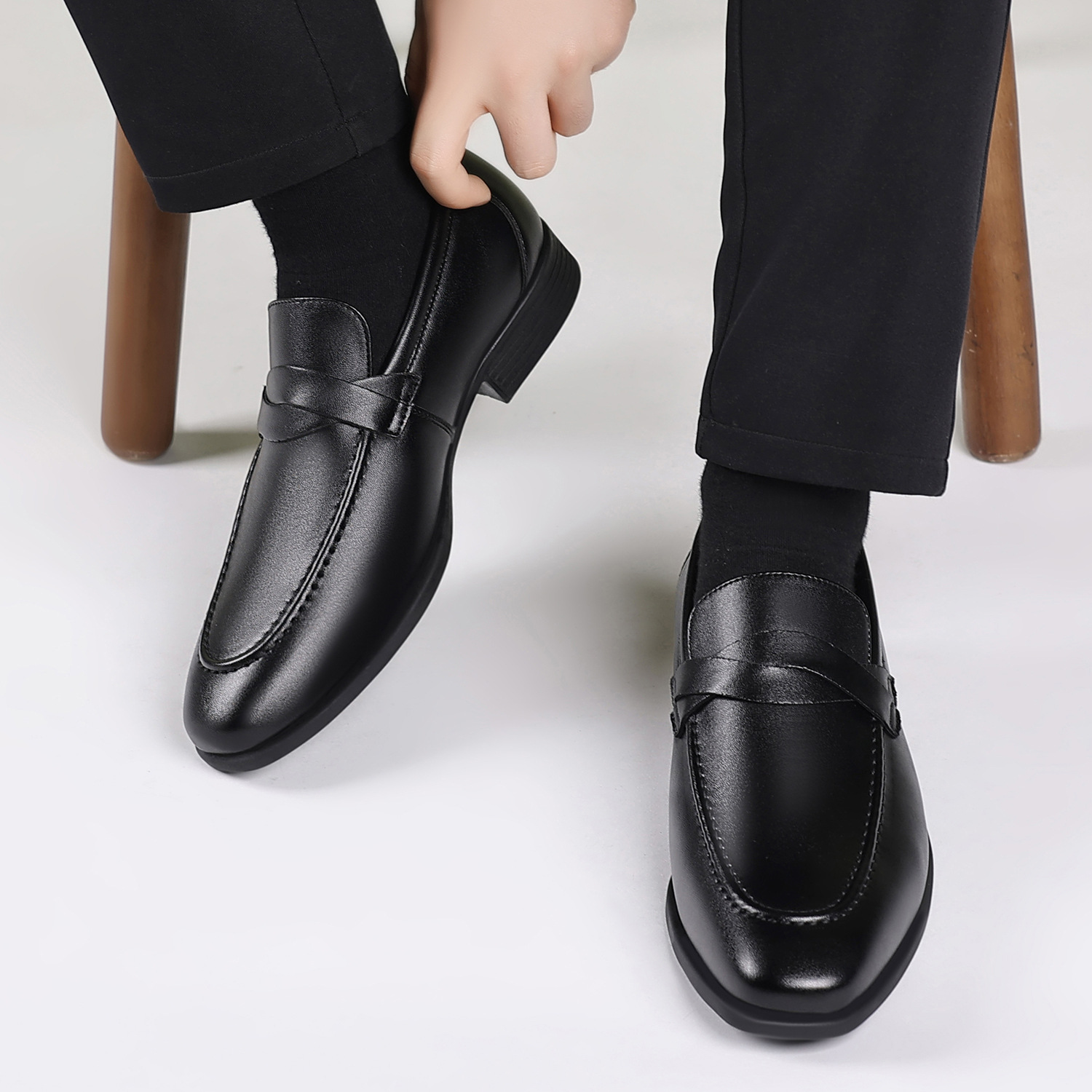 Men's leather shoes for formal - đánh giá và giá Men'S Formal Office Wear Shoes