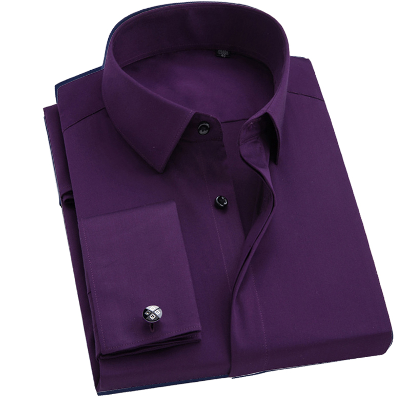 Men's French Cufflink Shirt Ba - đánh giá và giá Dress Shirt French Cuff
