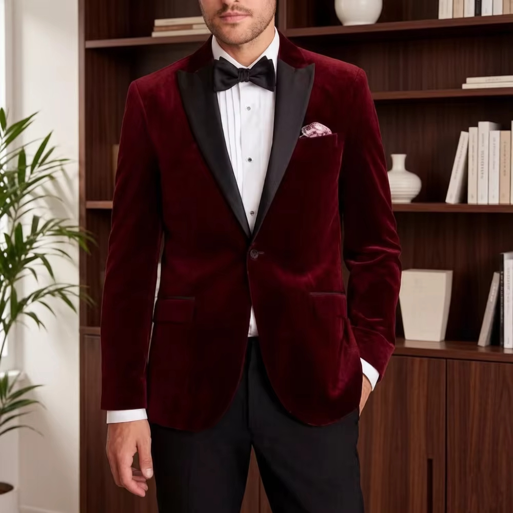 Velvet Blazer Suit Formal for  - đánh giá và giá Men'S Formal Wear For Reception